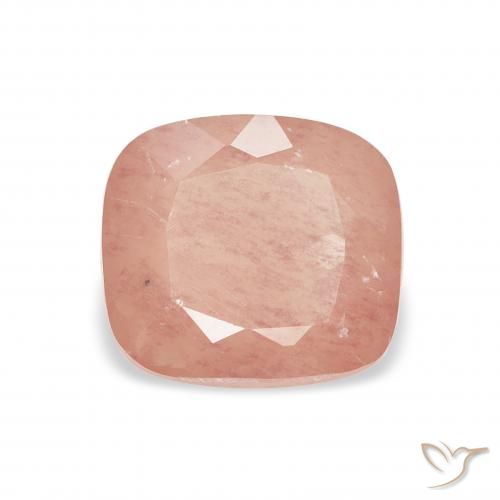 1.50ct Светло-розовый Андезин-Лабрадорит, Подушка, Прозрачный