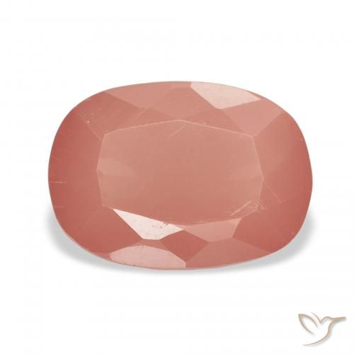 3.04ct Темно-красный Андезин-Лабрадорит, Подушка, Полупрозрачный