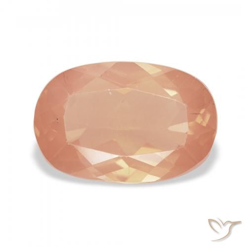 2.74ct Светло-оранжевый тигровый Андезин-Лабрадорит, Подушка, Прозрачный