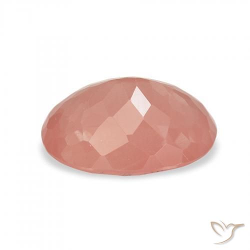 1.90 карата, натуральный Pale Red Orange Андезин-Лабрадорит, Овал, Прозрачный