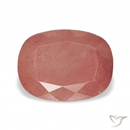2.74ct Средний красный Андезин-Лабрадорит, Подушка, Прозрачный