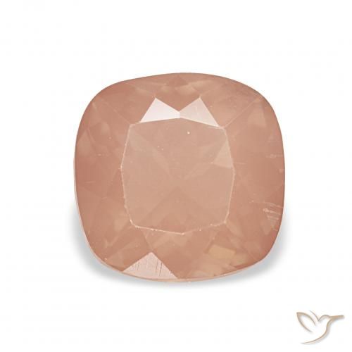 2.35ct Светло-красновато-оранжевый Андезин-Лабрадорит, Подушка, Прозрачный