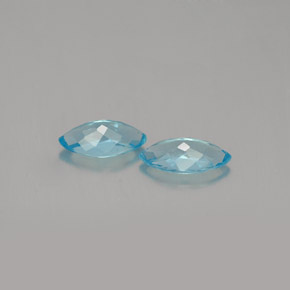  карата, натуральный Светло-синий Апатиты, Маркиза, VVS-VS