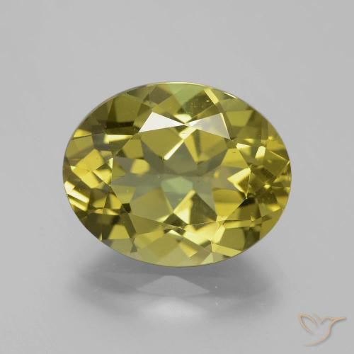 8.34ct Натуральный Средний желтый Апатиты, Овал, Чистота VS