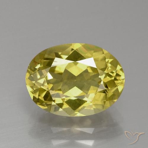 3.22ct Натуральный Средний желтый Апатиты, Овал, Чистота VS