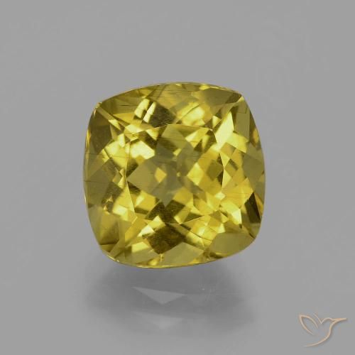 5.19ct Натуральный Среднее золото Апатиты, Подушка, Чистота VS