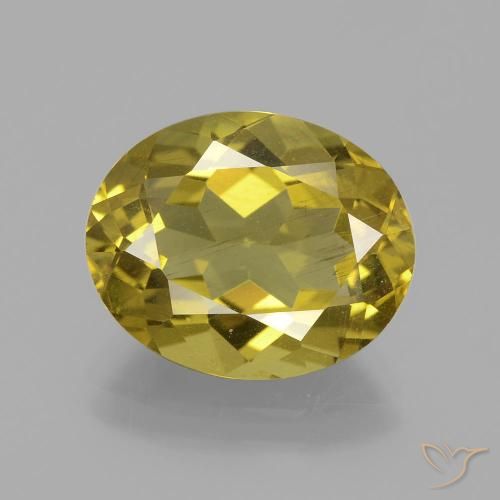 5.95ct Натуральный Осенний желтый Апатиты, Овал, Чистота VS