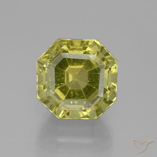 9.32ct Натуральный Средний желтый Апатиты, Изумрудная огранка, Чистота VS