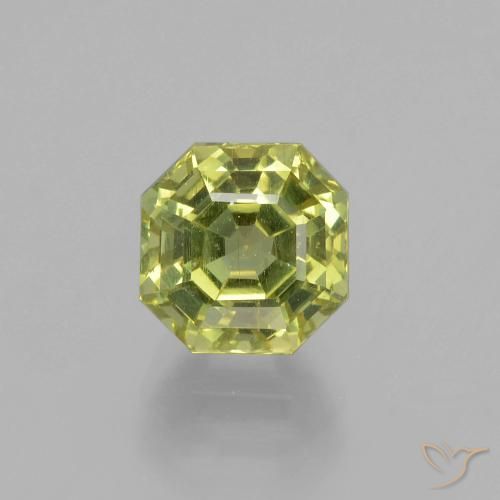3.55ct Натуральный Светло-землисто-зеленый Апатиты, Изумрудная огранка, Чистота VS