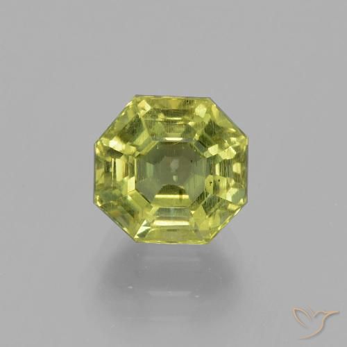 3.36ct Натуральный Светло-зеленый Апатиты, Изумрудная огранка, Чистота VS