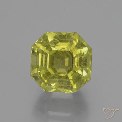 6.28ct Натуральный Теплый землисто-зеленый Апатиты, Изумрудная огранка, Чистота VS