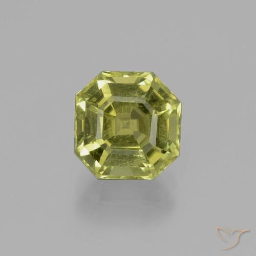 2.61ct Натуральный Теплый лесной зеленый Апатиты, Изумрудная огранка, Чистота VS