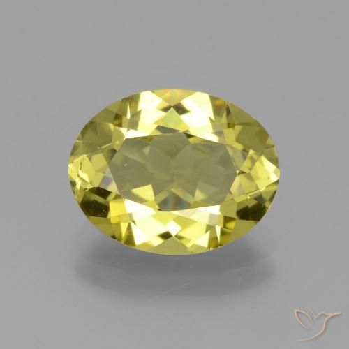 3.12ct Натуральный Средний желтый Апатиты, Овал, Чистота VS