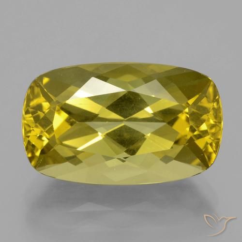 9.99ct Натуральный Коричневато-желтый Апатиты, Подушка, VVS-VS