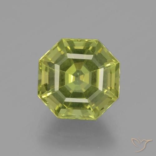 2.95ct Натуральный Светло-землисто-зеленый Апатиты, Изумрудная огранка, Чистота VS