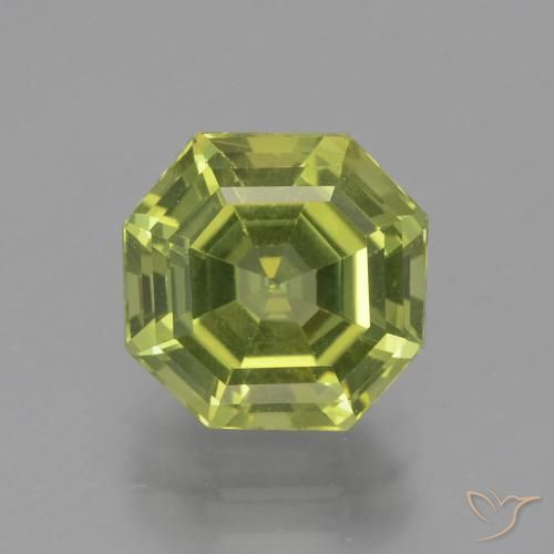 3.09ct Натуральный Светло-землисто-зеленый Апатиты, Изумрудная огранка, VVS-VS