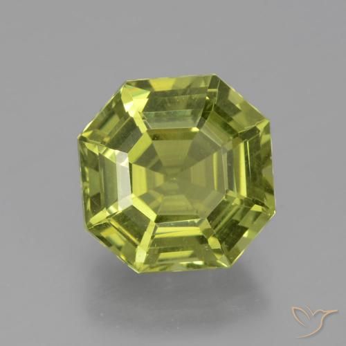 5.01ct Натуральный Medium Light Green Апатиты, Изумрудная огранка, Чистота VS