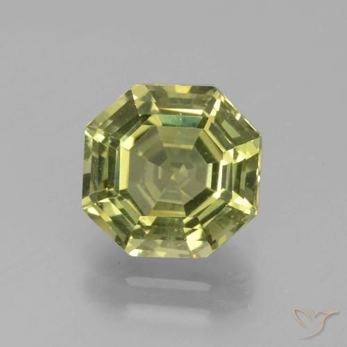 2.43ct Натуральный Средний желтый Апатиты, Изумрудная огранка, VVS-VS