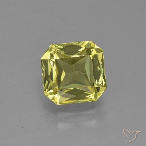 2.14ct Натуральный Средний желтый Апатиты, Изумрудная огранка, VVS-VS