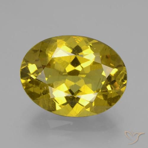 8.20ct Натуральный Осенний желтый Апатиты, Овал, VS-SI
