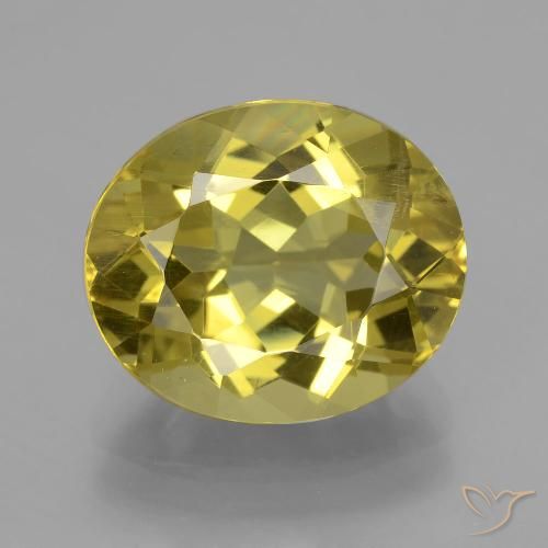 9.01ct Натуральный Коричневато-желтый Апатиты, Овал, Чистота VS