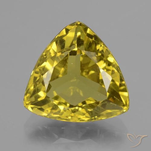 8.95ct Натуральный Осенний желтый Апатиты, Триллион, Чистота VS