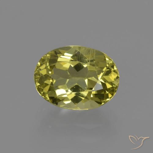 2.58ct Натуральный Средний желтый Апатиты, Овал, Чистота VS
