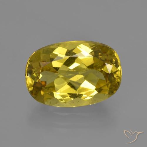 4.31ct Натуральный Осенний желтый Апатиты, Овал, Чистота VS