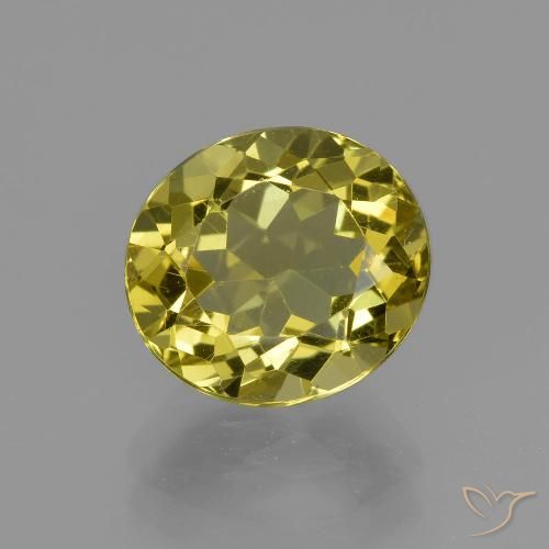 3.43ct Натуральный Коричневато-желтый Апатиты, Овал, Чистота VS