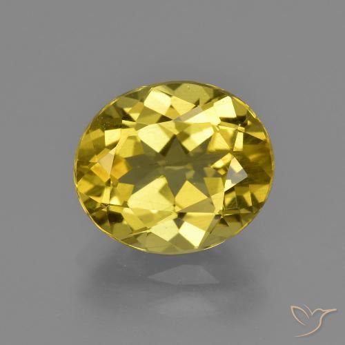 3.31ct Натуральный Осенний желтый Апатиты, Овал, Чистота VS