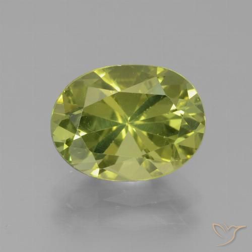 3.53ct Натуральный Medium Light Green Апатиты, Овал, VVS-VS