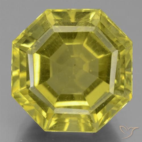 15.89ct Натуральный Средний желтый Апатиты, Изумрудная огранка, Чистота VS
