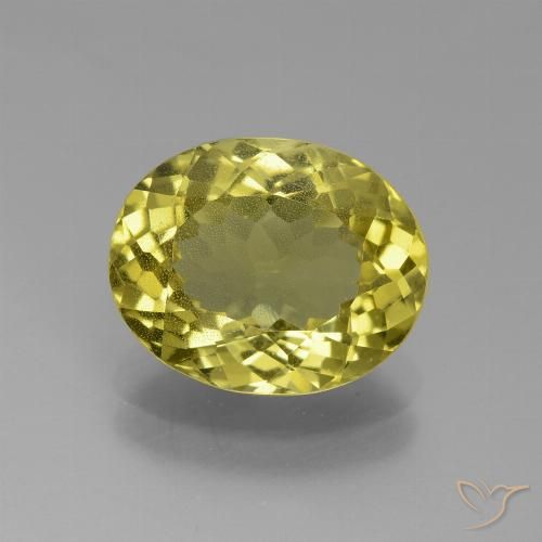 2.86ct Натуральный Средний желтый Апатиты, Овал, Чистота VS
