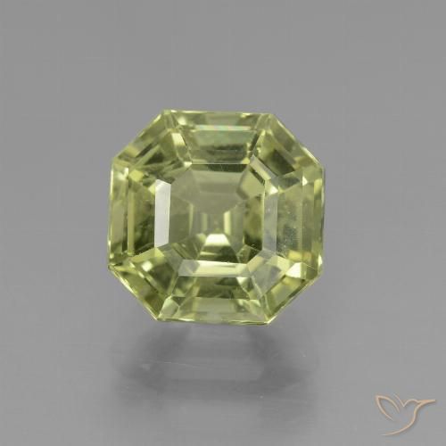 3.46ct Натуральный Светло-зеленый Апатиты, Изумрудная огранка, Чистота VS