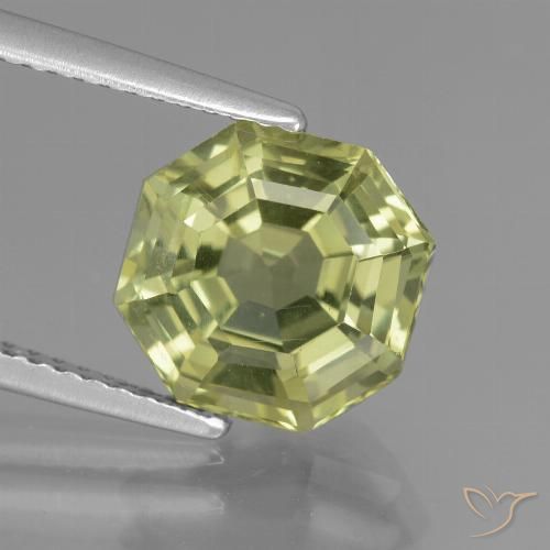 3.68ct Натуральный Средний зеленый Апатиты, Изумрудная огранка, Чистота VS