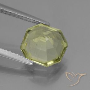 2.83 карата, натуральный Светло-зеленый Апатиты, Октагон / Изумрудная Огранка, Чистота VS