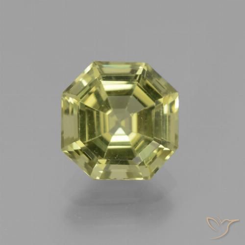2.73ct Натуральный Средний желтый Апатиты, Изумрудная огранка, Чистота VS