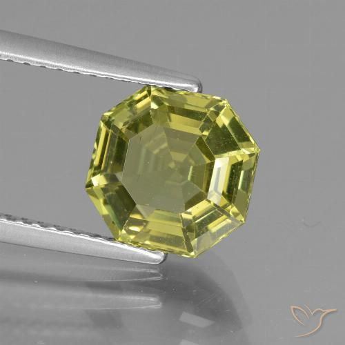 2.81ct Натуральный Средний желтый Апатиты, Изумрудная огранка, Чистота VS