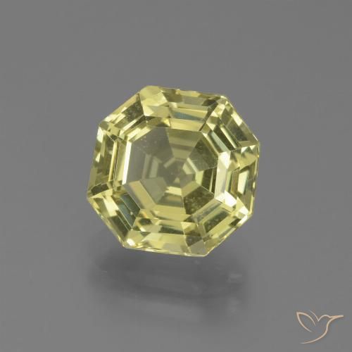 2.85ct Натуральный Средний желтый Апатиты, Изумрудная огранка, VVS-VS