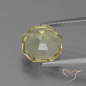 2.85 карата, натуральный Средний желтый Апатиты, Октагон / Изумрудная Огранка, VVS-VS