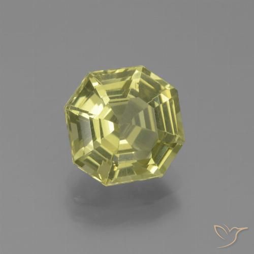 2.49ct Натуральный Средний желтый Апатиты, Изумрудная огранка, Чистота VS