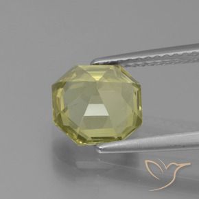 2.49 карата, натуральный Средний желтый Апатиты, Октагон / Изумрудная Огранка, Чистота VS