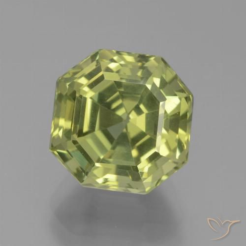 5.75ct Натуральный Светлый лесной зеленый Апатиты, Изумрудная огранка, VVS-VS