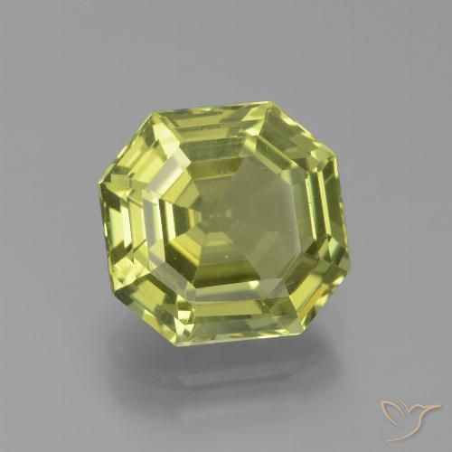 3.95ct Натуральный Medium Light Green Апатиты, Изумрудная огранка, VVS-VS