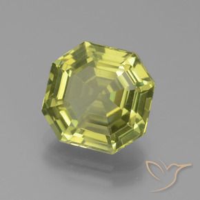 3.95 карата, натуральный Medium Light Green Апатиты, Октагон / Изумрудная Огранка, VVS-VS