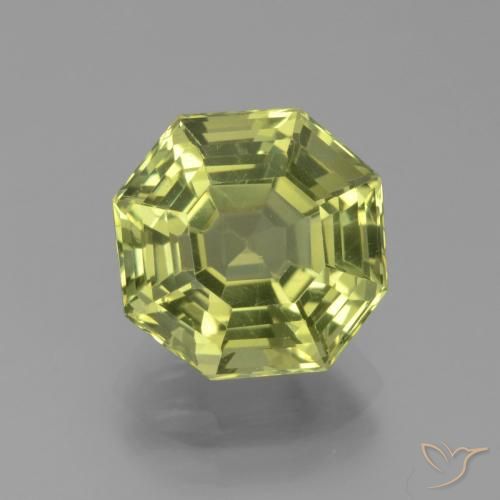 4.05ct Натуральный Светло-землисто-зеленый Апатиты, Изумрудная огранка, VVS-VS