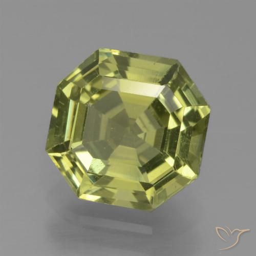 1.93ct Натуральный Средний желтый Апатиты, Изумрудная огранка, Чистота VS