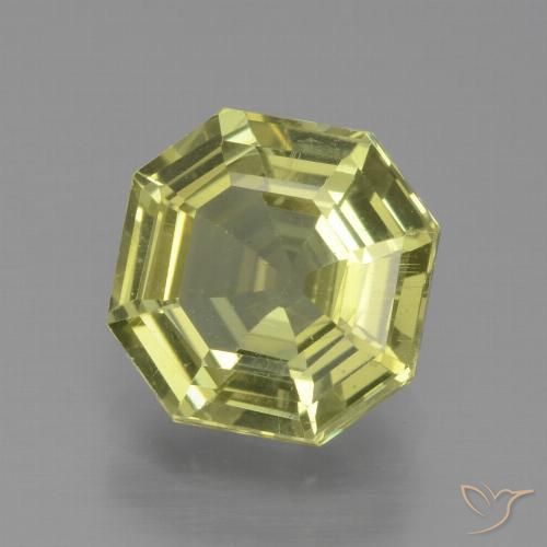 2.15ct Натуральный Средний желтый Апатиты, Изумрудная огранка, Чистота VS