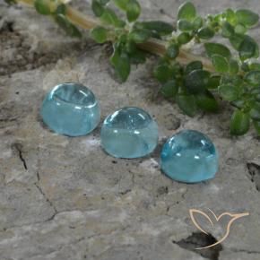 1.46 карата, натуральный Deep Aqua Blue (темно-синий) Апатиты, Круглый, Прозрачный