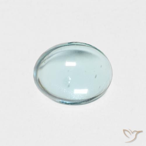 0.93ct Натуральный Светло-сине-зеленый Апатиты, Овал, Прозрачный